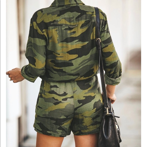 March On Cotton Pocketed Drawstring Romper - Picture 3 of 5